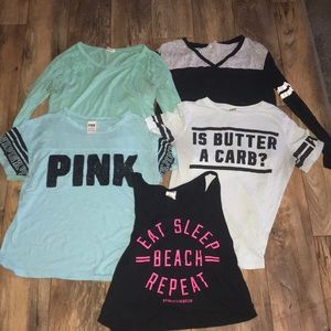Bundle of PINK tops